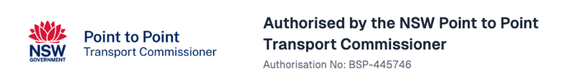 Authorised by the NSW Point to Point Transport Commissioner